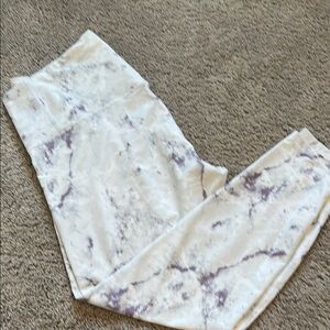 Old Navy Purple and White Leggings